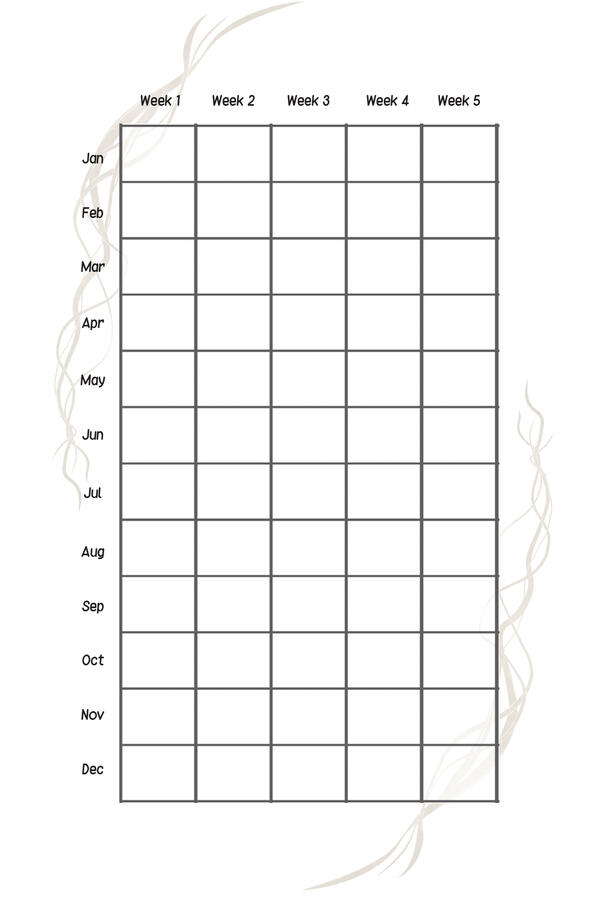 Week Tracker Week Tracker