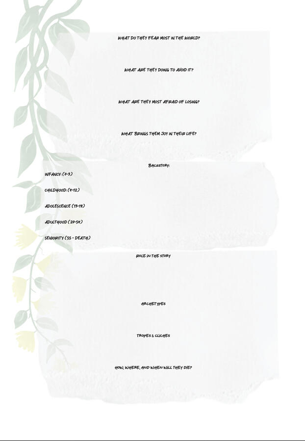 Character Sheet 4